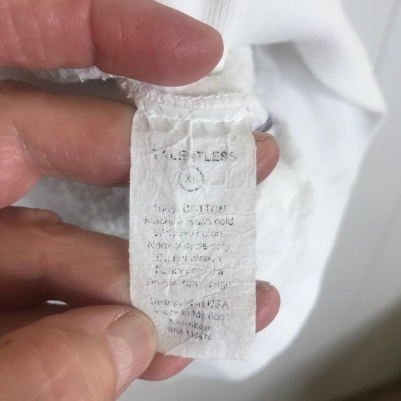 Talentless White Hoodie "Please Wash Your Hands" Sweatshirt SZ XL - Picture 6 of 10